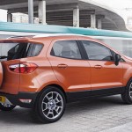 Udvendigt reservehjul give EcoSport det rå offroader-look.