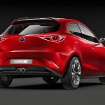 Hazumi vidner om en Mazda 2, der bliver væsentligt skarpere designet end den nuværende model.