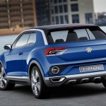 Alu-listen, der løber langs taglinjen, skal få VW T-Roc til at se lavere ud end sine 150 cm.