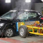 Hyundai i10 har ikke automatisk nødbremse - og det koster den sidste og femte stjerne i den nye Euro NCAP crashtest.