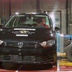 Den nye VW Golf Sportsvan klarer sig til topkarakter i den skærpede Euro NCAP crashtest.