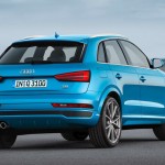 De nærmest svævende baglygter er bevaret på Audi Q3.