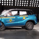 Den nye Suzuki Vitara scorer alle fem stjerner i NCAP-testen - men kan miste både en og to stjerner, hvis den mangler aktivt sikkerhedsudstyr.