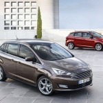 Ford Grand C-Max og C-Max (i baggrunden) kommer i nye udgaver til juni.