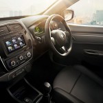 Kabinen i Renault Kwid kunne godt ligne noget fra Renaults billigmærke, Dacia. Kommer Kwid til Vesteuropa, kunne man også forestille sig, at det blev som en Dacia og ikke en Renault.