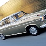 Borgward Isabella anno 1958. Tre år senere var det slut for det tyske bilmærke.