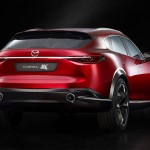 Bred, lav og med enorme hjul: Mazda giver den gas med stilstudiet Koeru, der kan blive japanernes første coupé-SUV.