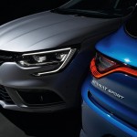 Store LED-lygter for og bag bliver et markant stiltræk ved den nye Renault Megane.