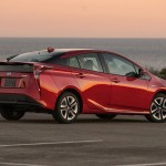 'Hajfinne-baglygter' er bare et af flere vovede indsalg i designet af hybridbilen Toyota Prius.