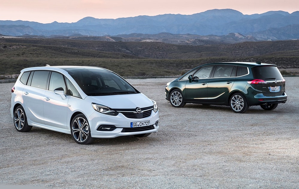 Opel zafira astra