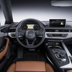 Cockpittet i A5 Coupé - inkl. mulighed for fuld digital instrumentering - er hente direkte over fra Audi A4.