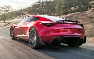 Træk på alle fire hjul er en forudsætning for Tesla Roadster 2's ekstremt hurtige acceleration.