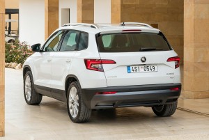 Karoq får sit eget baglygtedesign, der adskiller den fra sin storebror, Kodiaq.