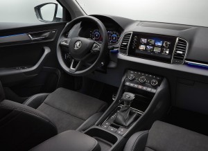 Karoq bliver den første Skoda, der kan udstyres med fuld digital instrumentering.